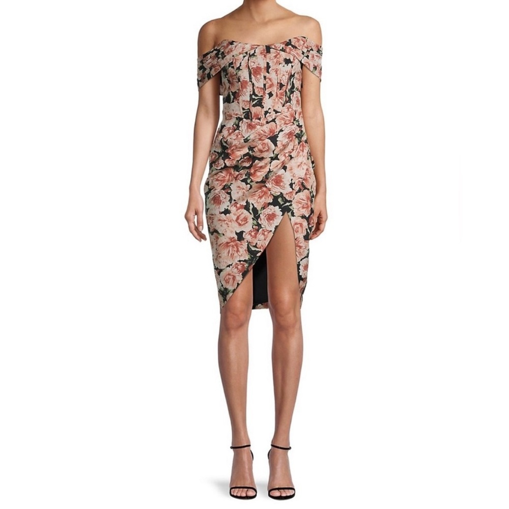 Floral Off-Shoulder Dress